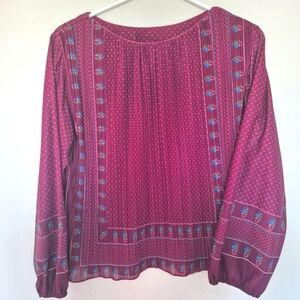 Hal Ferman Fuchsia Vintage Blouse – Size Small